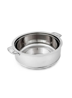 BLACKSTONE Stainless Steel Casserole Lightweight Easy to Handle Hotpot with Lid Silver-Madina 3500ml/3.5Ltr  - Image 3