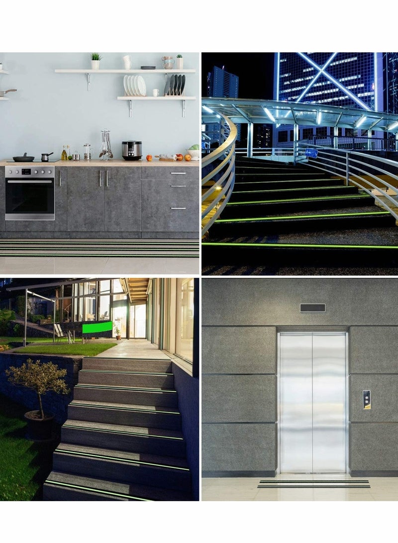 Anti-Slip Grip Tape, Anti Slip Safety, Glowing in Dark Non Adhesive Stair Treads High Traction Grit for Stairs Steps Decking Indoor Outdoor 5m x 5cm - Image 5