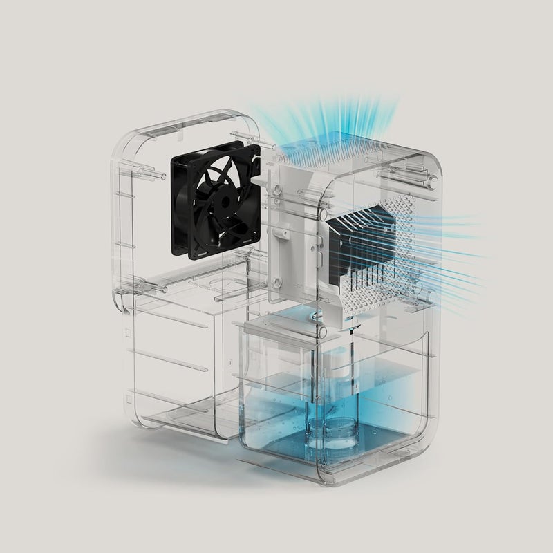 Ufesa Wellness Dry 210 Ultra Quiet Dehumidifier ≤35dB, 210 ml/day, 23W, 800 ml capacity, 7 adjustable colours, up to 20 m², automatic shut-off - Image 5