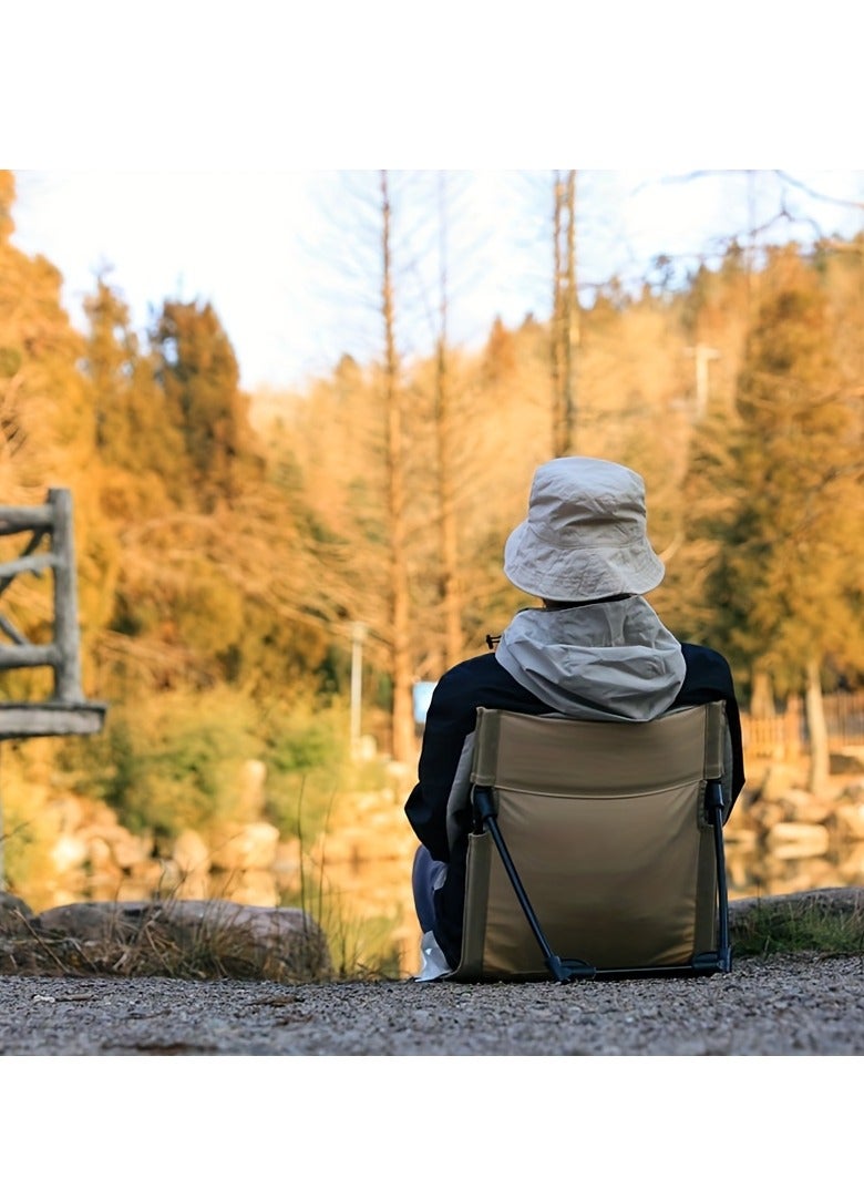 Ultralight folding chair for camping, beach and road trips - durable aluminum alloy, portable and comfortable - Image 4