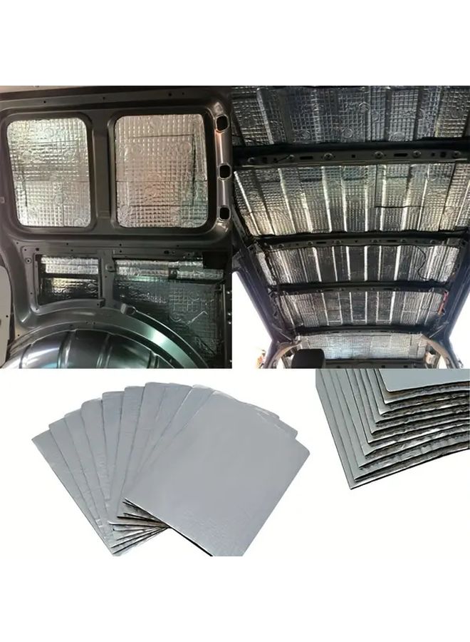 Car Door Insulation Kit 40pcs Heat Noise Reduction Polyester Fabric Easy Installation - Image 1