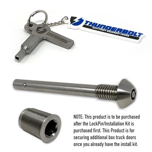 THUNDERBOLT AntiTheft Lock Pin for Box Truck Overhead Roll Up Doors Without Installation Kit - Image 3