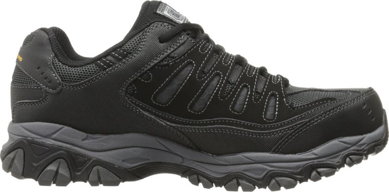 Skechers Men's Cankton Steel Toe, Black/Charcoal, 13 - Image 3