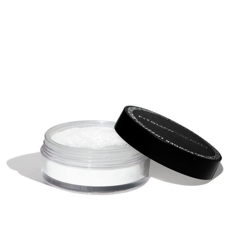 Fitglow Beauty  Translucent Bamboo Hyaluronic Loose Setting Powder  Vegan WomanOwned Clean Beauty 03 oz  9 g