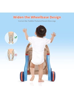 Gonice Sit to Stand Learning Walker, 2 in 1 Baby Learning Walkers & Removable Play Panel,Early Education Activity Center, Learning Toys for Baby Infant Boys Girls  - Image 5