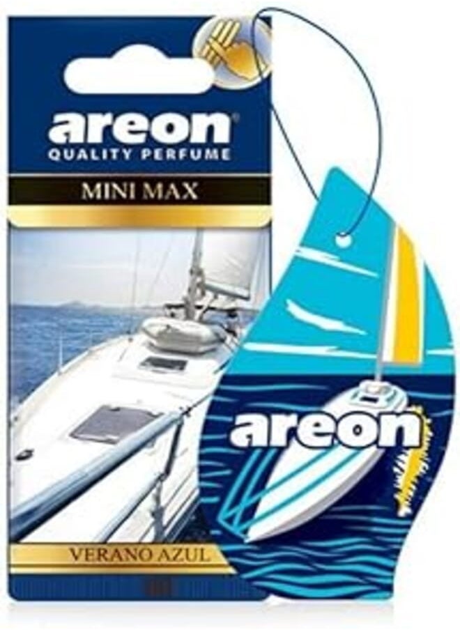Areon AREON Mini Max Hanging Car Air Freshener Verano Azul 