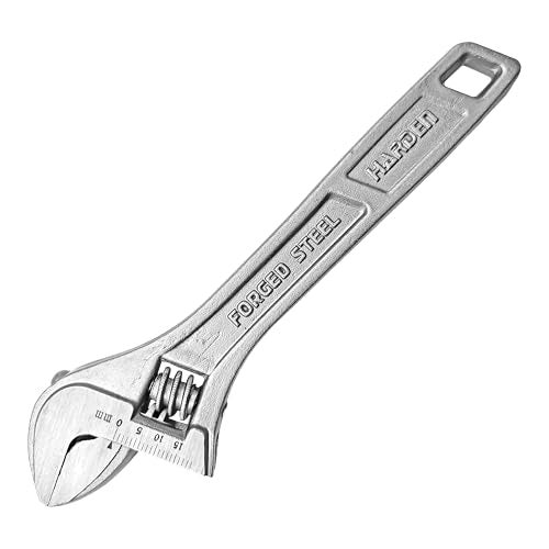 Harden 6" Adjustable C Shaped Spanner Wrench, Carbon Steel, Laser Scale - 540406 - Image 1