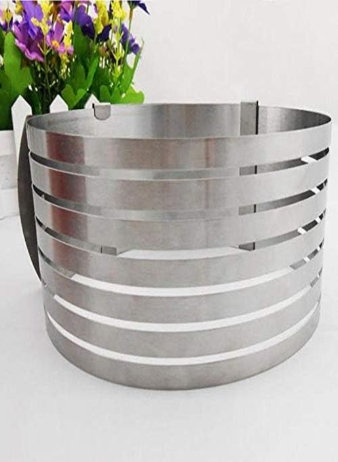 AKDC Professional Cake Cutter Stainless Steel Cake Cutter Slicer Adjustable Round Bread Cake Cutter Layered Slicer Cake Mold Diy Bake Tools Mousse Mould Kitchen Accessoires - Image 3