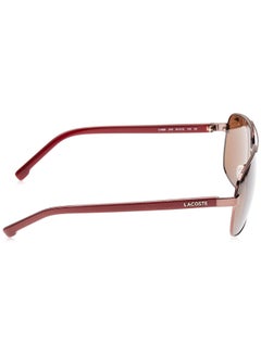 LACOSTE نظارة شمسية مربعة للرجال - L162S_(210) - مقاس العدسة: 61 مم  - Image 3