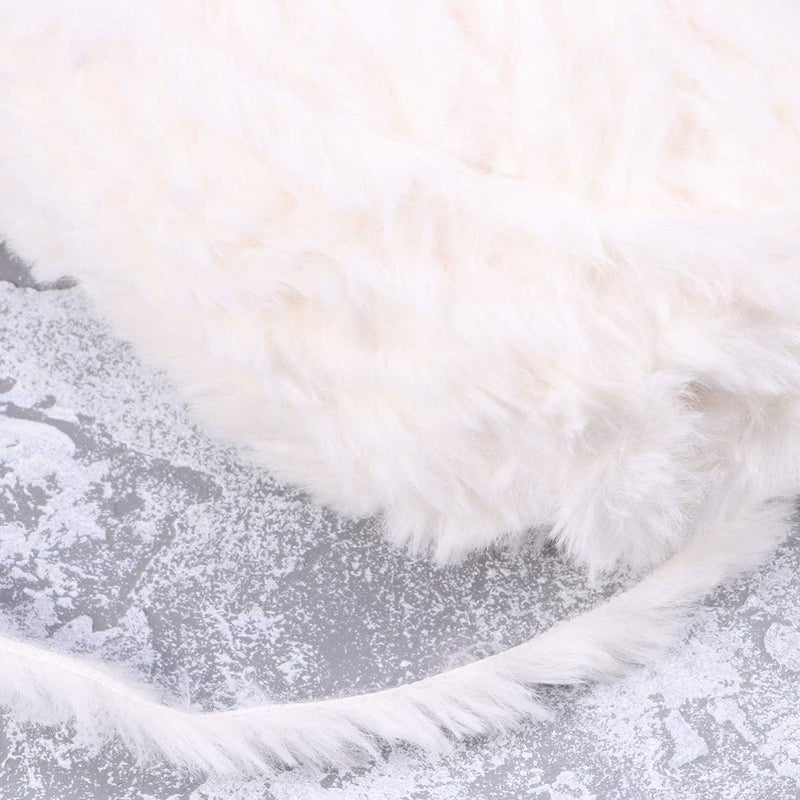 klarako 2pcs Chunky Wool Knitting Yarn Big White Imitation Knitting Yarn Wool Soft Fluffy Yarn for Clothes Scarf - Image 3