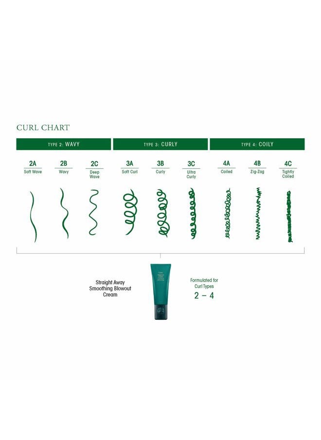 ORIBE - كريم Oribe Straight Away Smoothing Blowout، 1.7 أونصة - Image 1