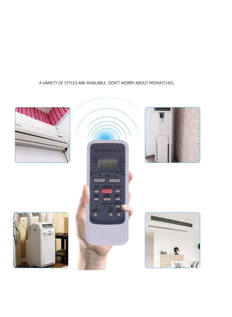 R51M/E Remote Control Replacement for Midea Air Conditioner, Universal Air Conditioner Remote Control Fit for Midea Brand - Image 4