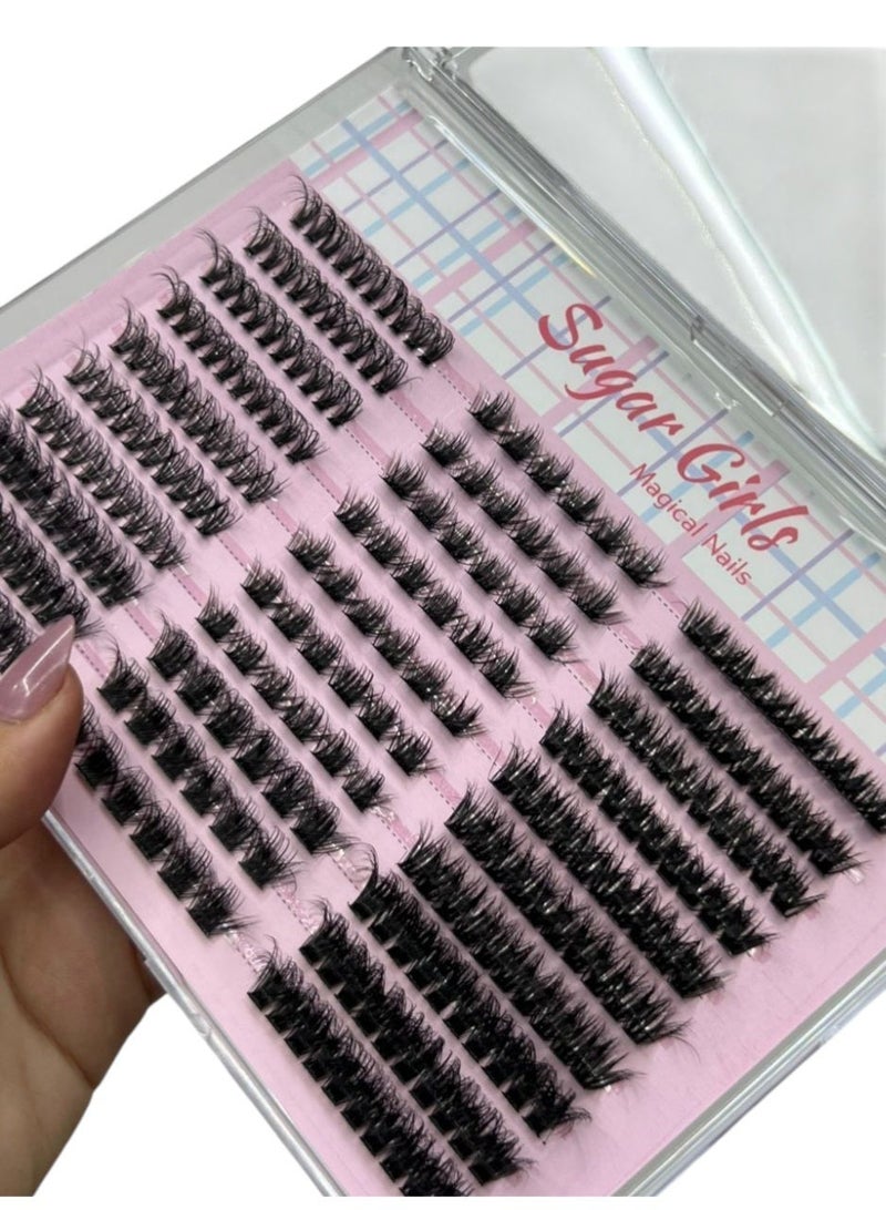 Sugargirl Luxury DIY Lash Clusters - Individual Eyelash Extensions for Home Use. Volume & Length that Last. - Image 1