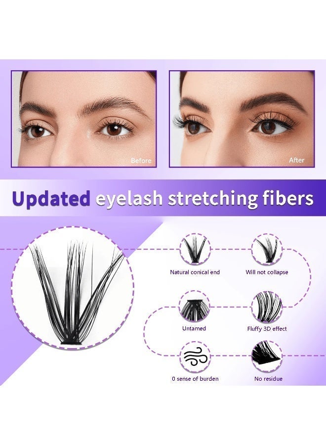 Sugargirl Luxury DIY Lash Clusters - Individual Eyelash Extensions for Home Use. Volume & Length that Last. - Image 4