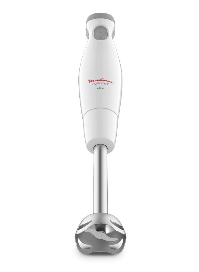 MOULINEX Easy Chef Hand Blender With 800 Ml Beaker, 450W, White, Plastic/Stainless Steel, Dd451127, min 2 yrs warranty DD451127/DD45A127 White Snow / Pepper - Image 3