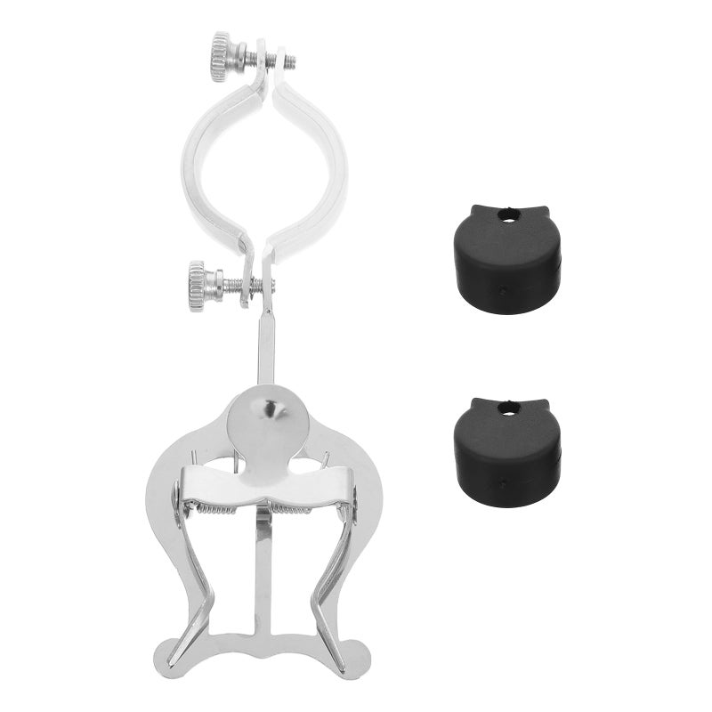 1 Set Clarinet Lyre Holder: Clarinet Music Clip Holder - Sheet Music Clip With Thumb Rest Pads Instrument Accessories For Saxophone And Trumpet Players - Image 5