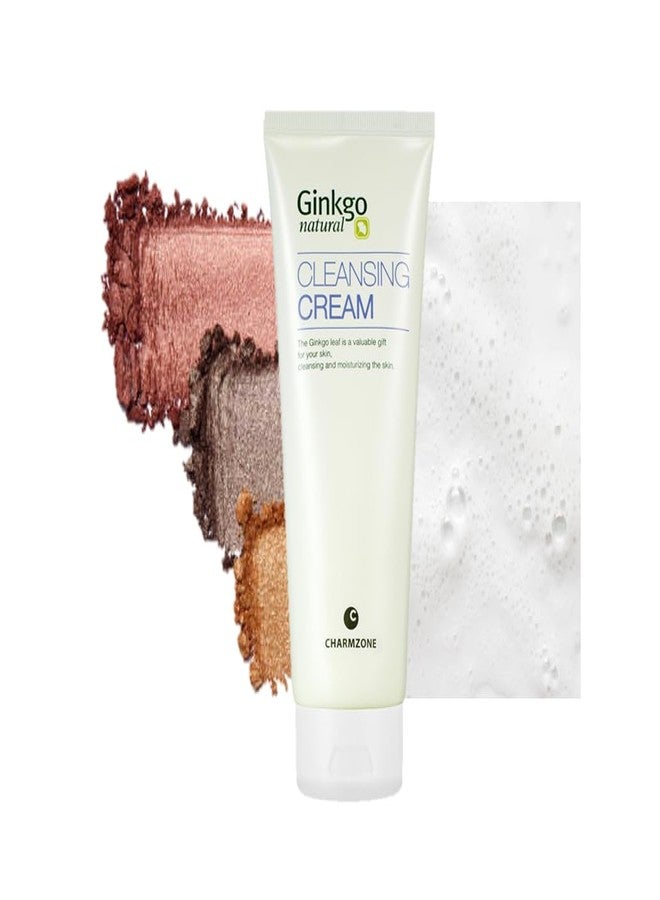 CHARMZONE Ginkgo Natural Cleansing Cream Makeup Remover - Deep Cleanser for All Skin Types | Korean Facial Cleanser (200g / 7.06 oz) - Image 1