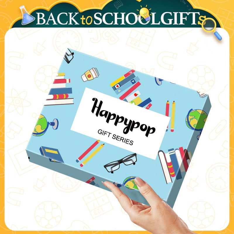 Happy Pop HAPPYPOP Funny Silly Book Gifts - Crazy Pencil Socks Notebook Socks Reading Gifts for Women Teen Girls - Image 2