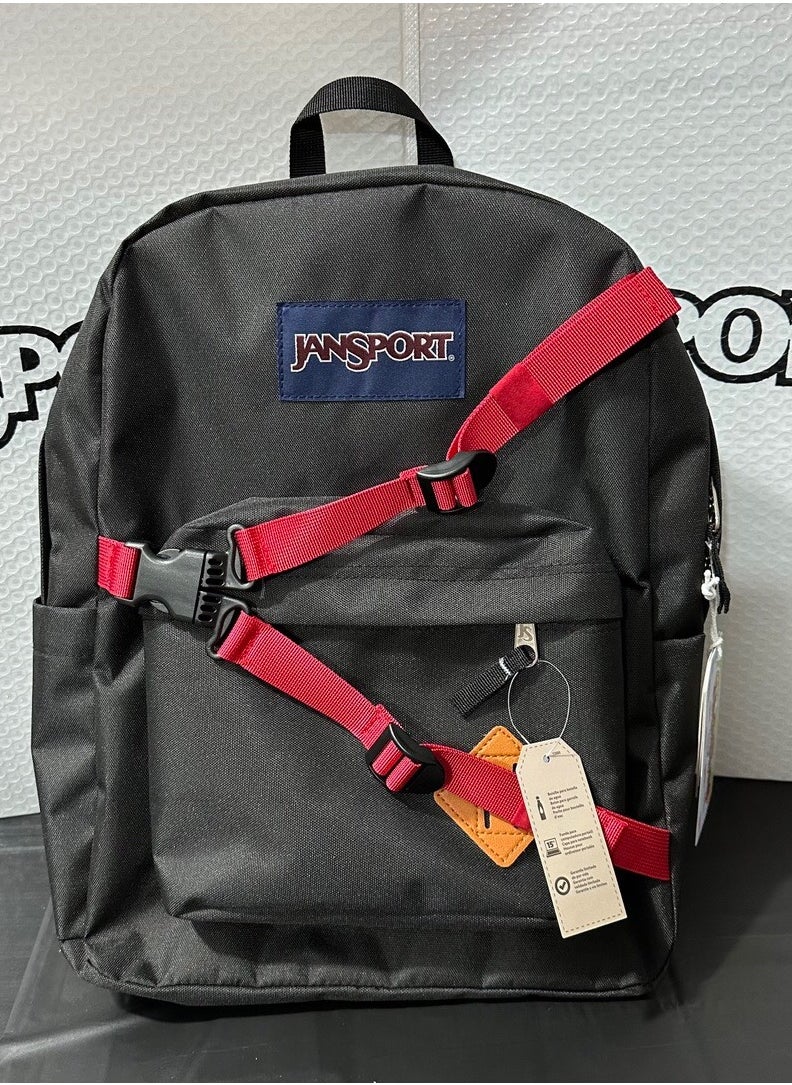 JANSPORT - 【School season】Spider-Man co-branded classic colorful schoolbag Spider-Man same computer compartment student essential back-to-school travel bag laptop bag - Image 1