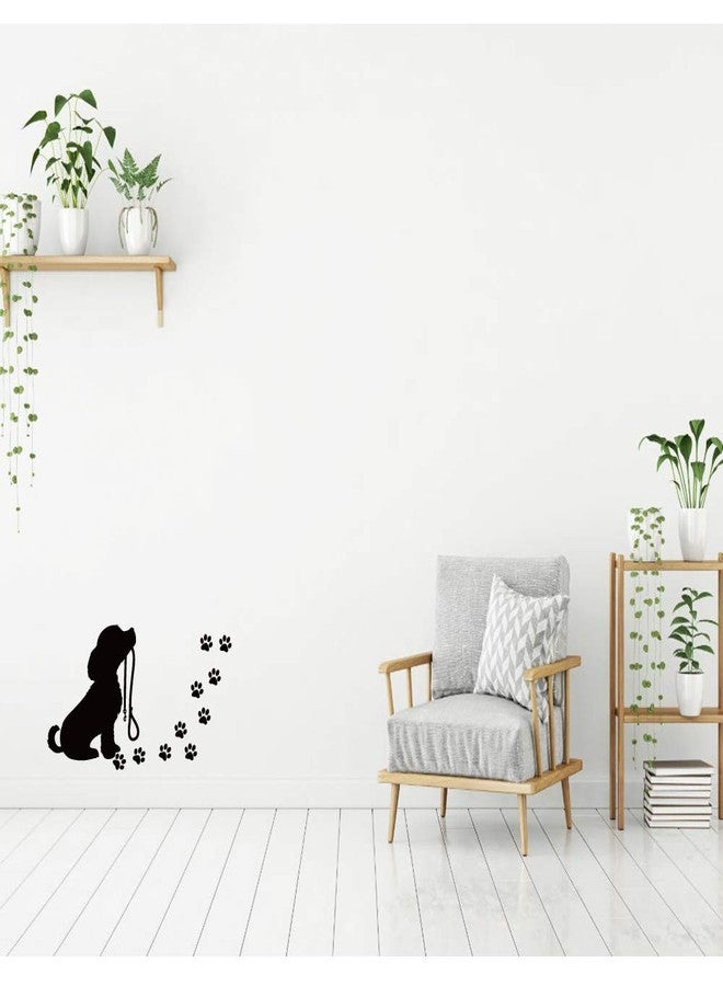 Fencosyn Dog Paw Prints Vinyl Wall Decal Removable Pet Stickers for Kids Boys Girls Baby Nursery Bedroom Decor - Image 3
