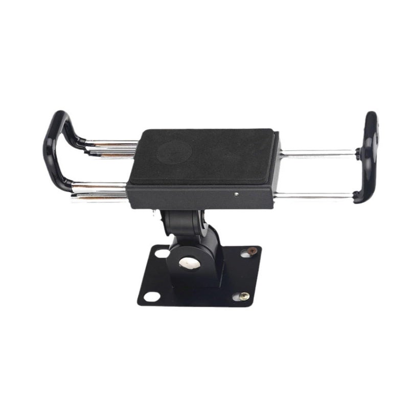 Tablet Wall Mount Holder Adjustable 360 Degree Portable Stand Aluminum Clamp Black - Image 2