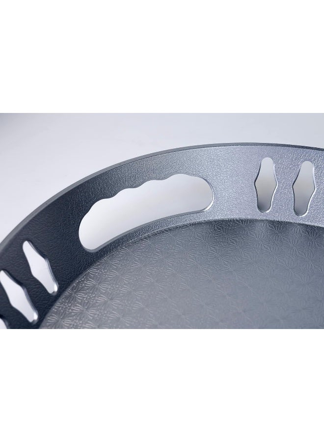 Galaxy Painted Oval Pp Serving Tray Silver 35X48Cm - Image 5