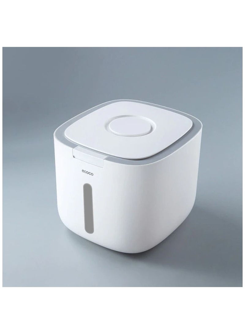 Lady Kitchen Cans for storing rice and sugar, nuts keeper, capacity 5 kg - gray frame - Image 3