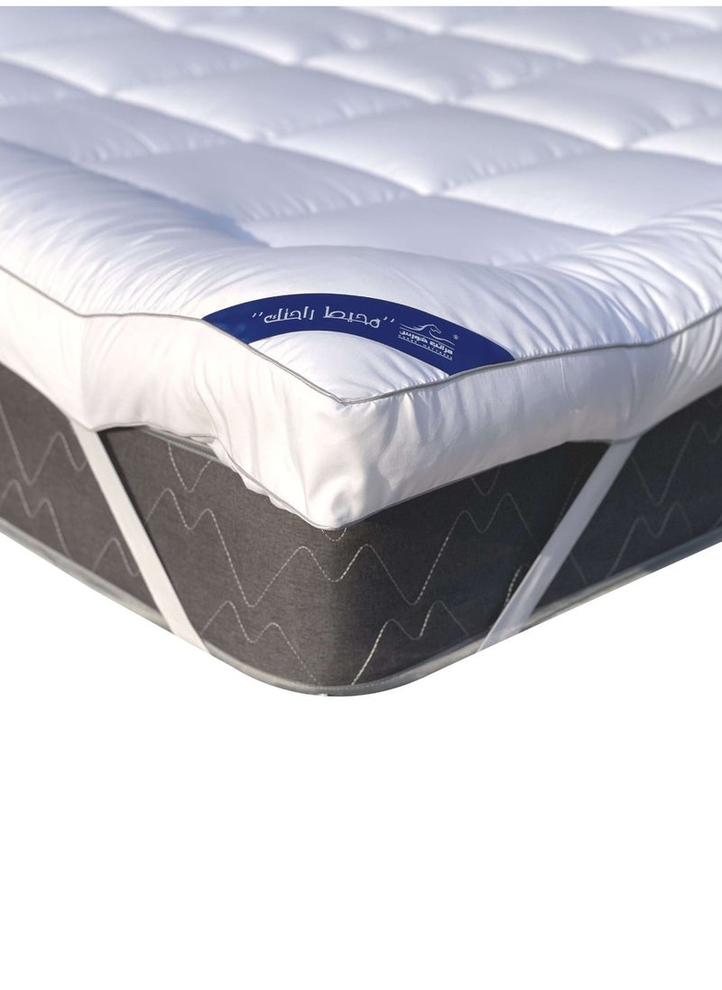 HORSE MATTRESS King Bed Set 200x200 cm – Premium City Comfort Bundle: Mattress with Bonnell Springs, Hotel Topper 8cm, Waterproof Protector & 2 Hotel Pillows by Horse Mattresses  - Image 4