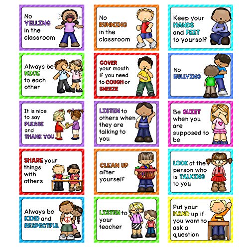 Richardy 10Pcs/Set A4 English Phonics Language Arts Skills Posters Alphabet Wall Chart Classroom Decoration Classroom Organization Teaching Aids 11.22X8.26 Inch - Image 5