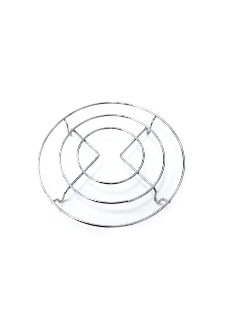 AL QADAH Tea Mat Steel 14Cm Round  - Image 1