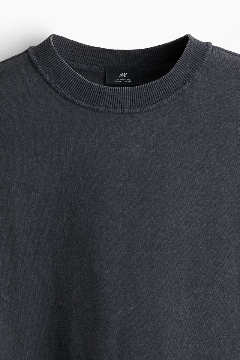 H&M Boxy Fit Washed T-Shirt