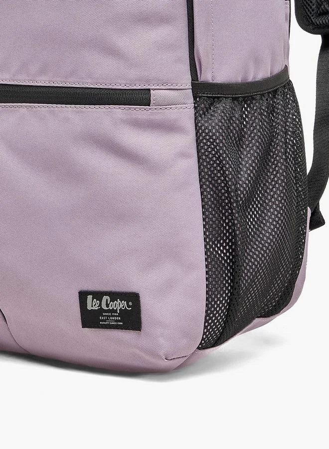 Lee Cooper LILAC Solid Backpack For Boys 13+ Years With Padded Shoulder Strap for Men | Best Price UAE