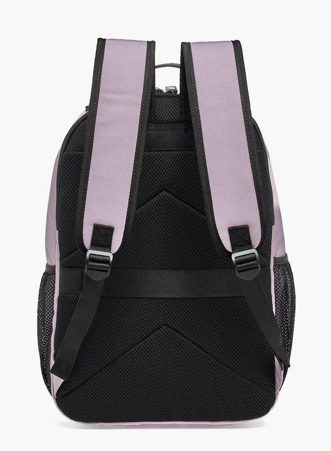 Lee Cooper LILAC Solid Backpack For Boys 13+ Years With Padded Shoulder Strap for Men | Best Price UAE