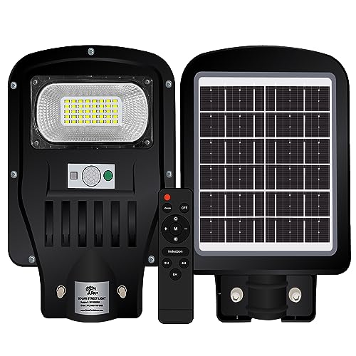 Epyz Solar Street Light Outdoor Waterproof 50 Watt LED Wireless Motion Sensor Lamp with Pole for Home, Garden, Wall, Pathway, Dusk to Dawn [ with Out Pole, Pack of 1, Cold White ] - Image 1