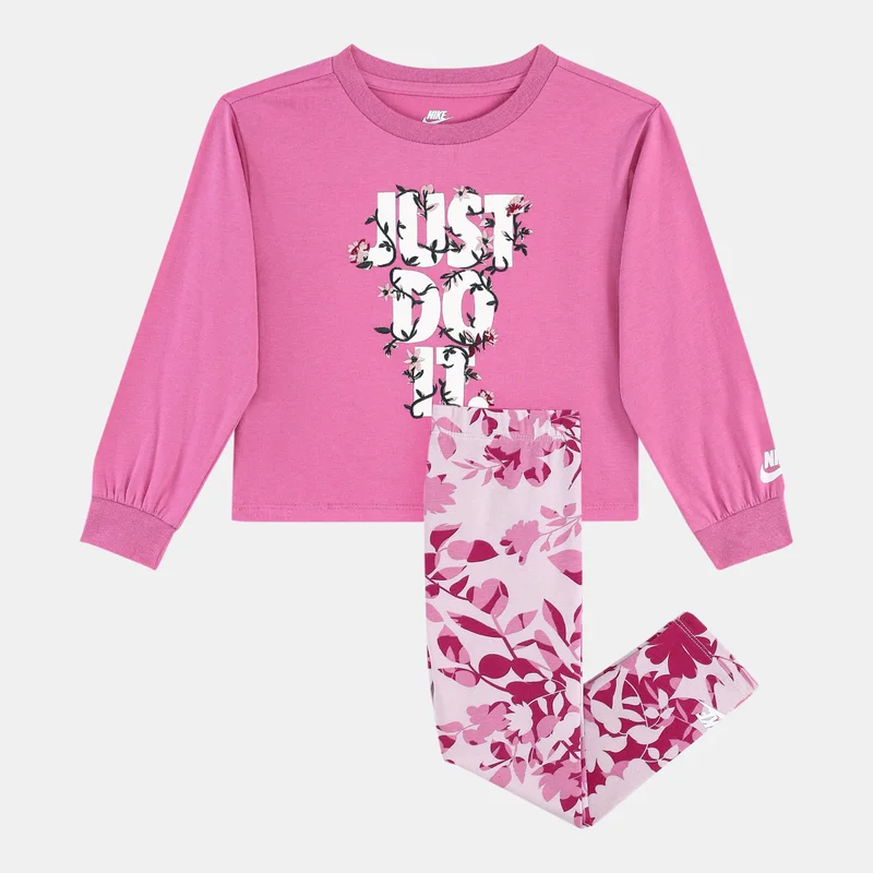 Nike Kids' Printed Club Sweatshirt and Leggings Set