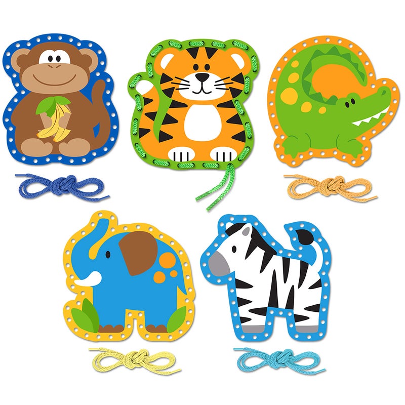 Stephen Joseph Lacing Cards Zoo Small - Image 2