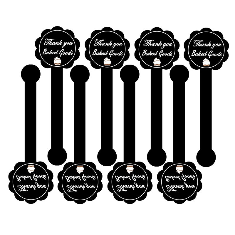 Besttile Bakery with Love StickerBaked Goods Sealing LabelsHandmade Sticker for Cookie CandiesBakery CakeBiscuitChocolate200 Pcs