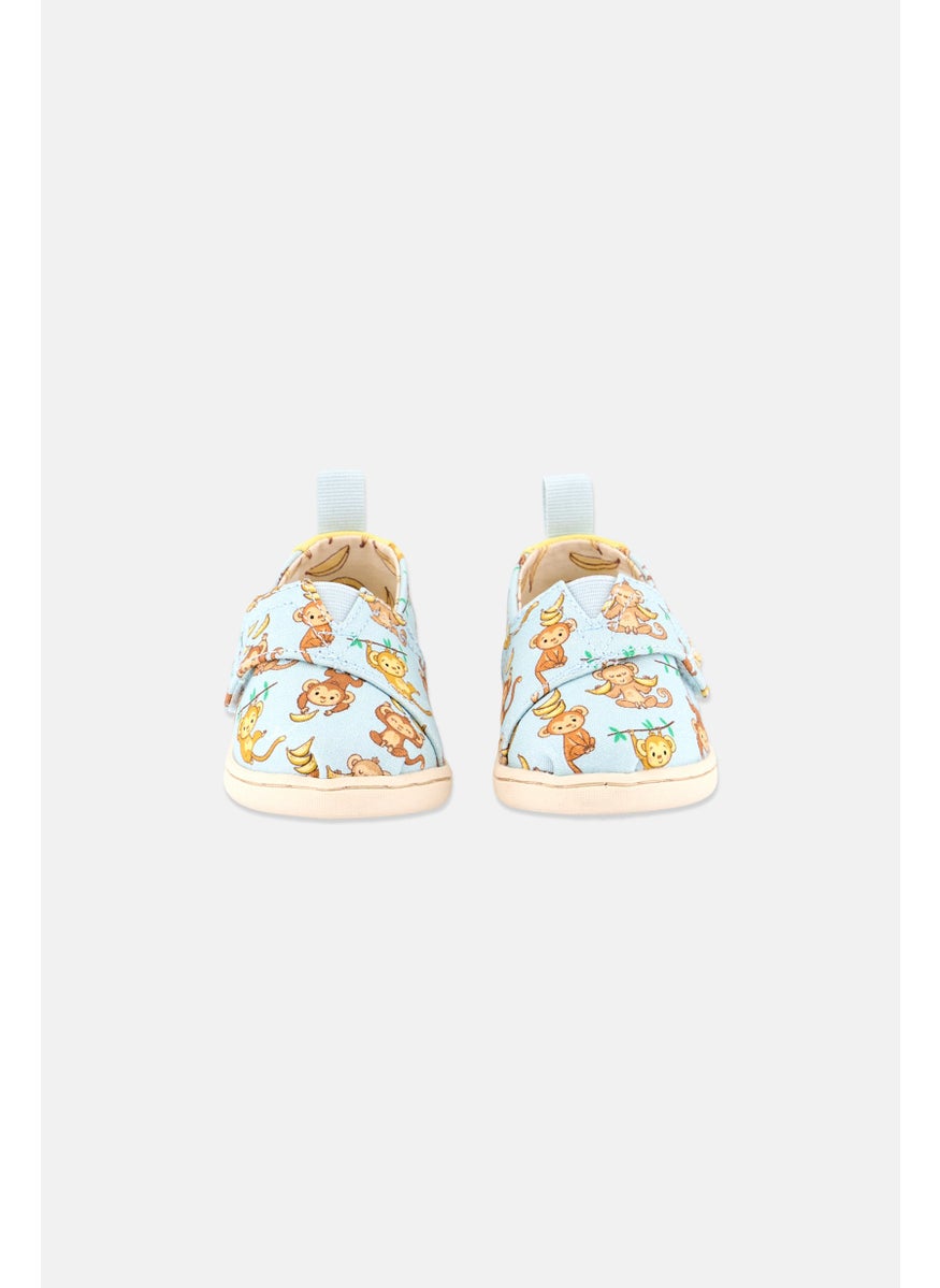 TOMS Toddlers Girl Adjustable Alpargata Shoes, Turquoise Combo  - Image 4