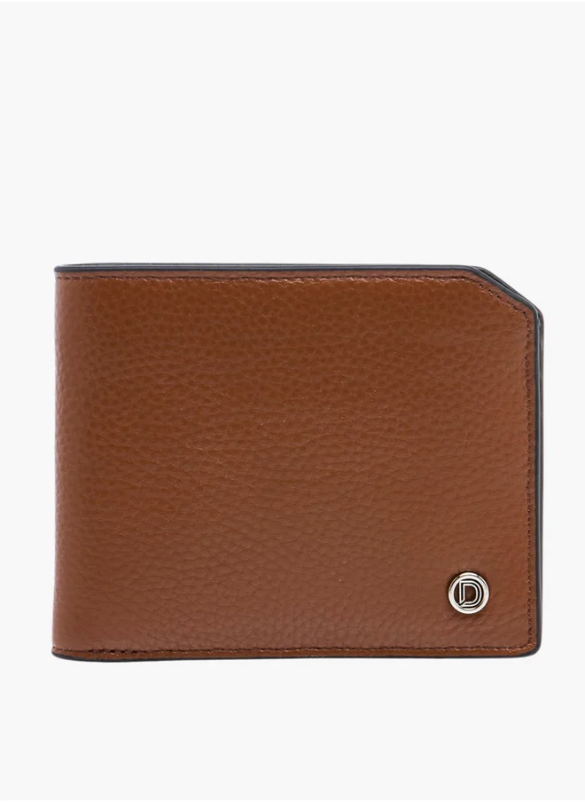دوتشيني Textured Bi-Fold Wallet