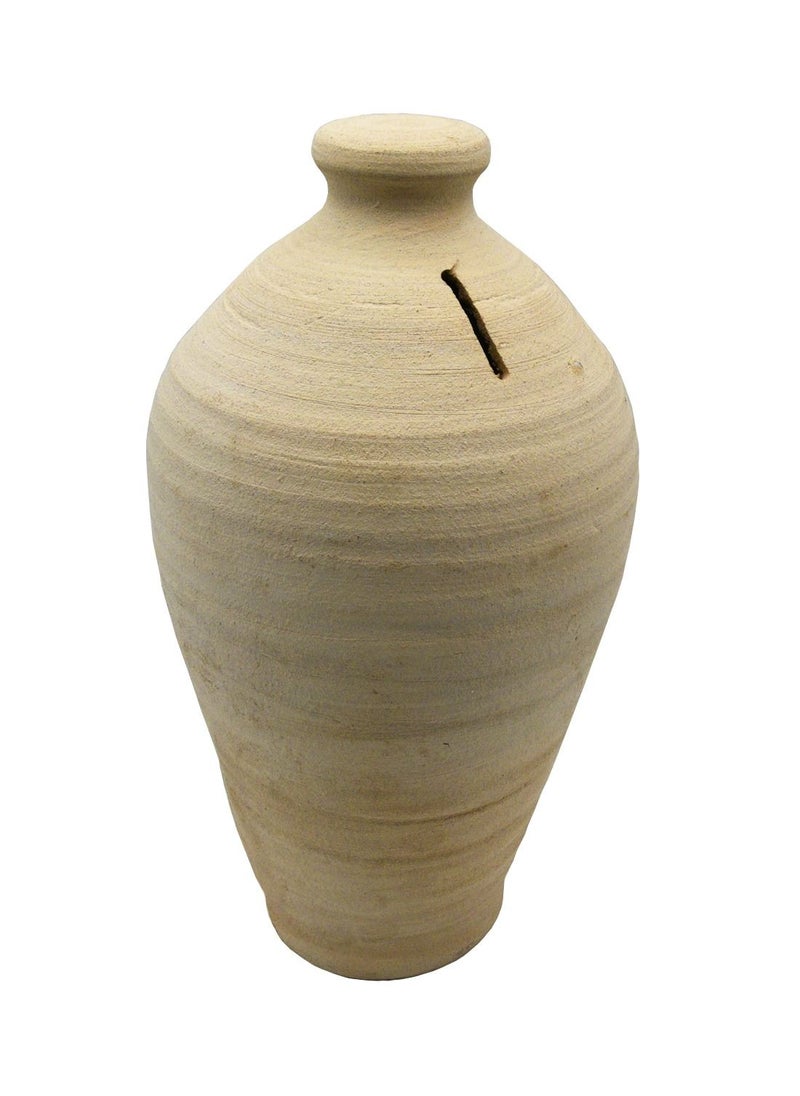 ماركة غير محددة - حصالة نقود مصنوعة من الفخار حجم وسط - Image 1