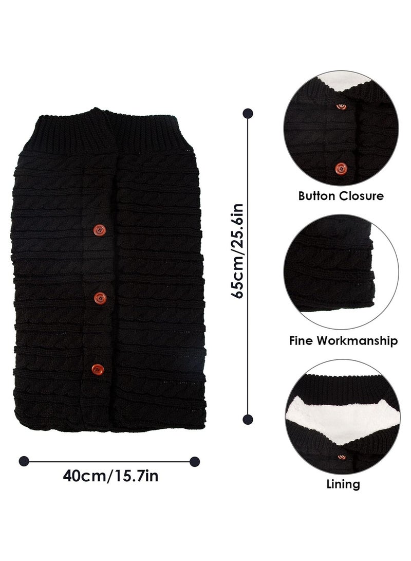 Cozy Newborn Fleece Swaddle Blanket - Thick Knit, Soft, Warm, Plus Velvet, Ideal for Stroller, Sleeping Bag, or Nap Blanket for Babies, Kids, and Toddlers - Image 3