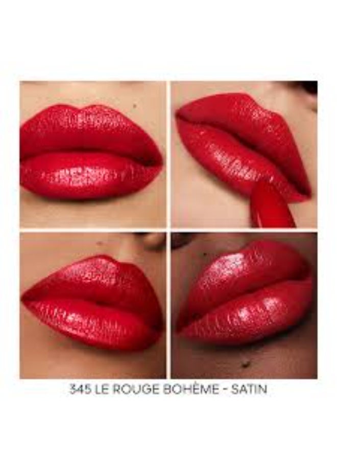غيرلان أحمر شفاه جيرلان روج جي قابل للتخصيص، عبوة إعادة تعبئة فائقة العناية 3.5 غرام - 345 لو روج بوهيم - لون شفاه مرطب بلمسة نهائية ساتانية - Image 3