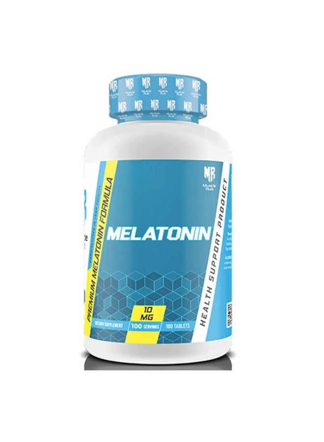 Muscle Rulz Melatonin, 100 Tablets, 10 mg, Antioxidant, Supports Sleep
