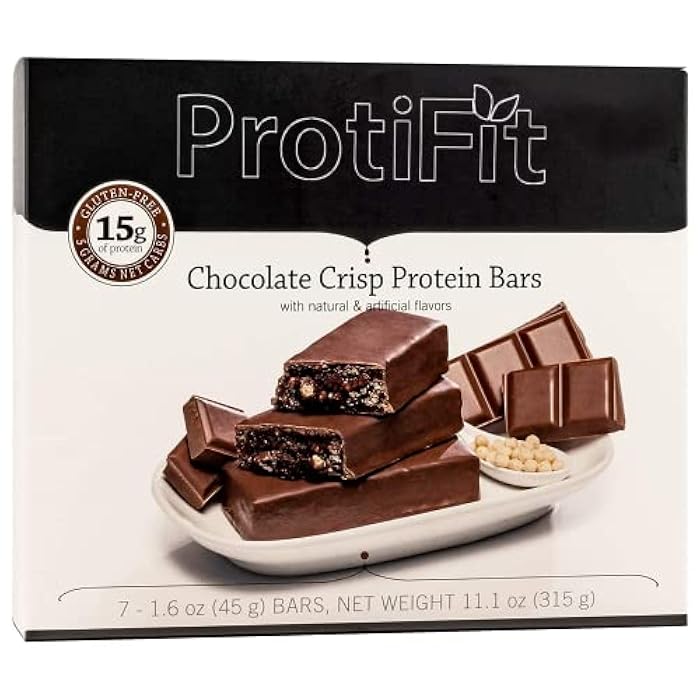 PROTIFIT Ideal Protein Compatible Proti Fit Chocolate Crisp High Protein Bars - Image 1