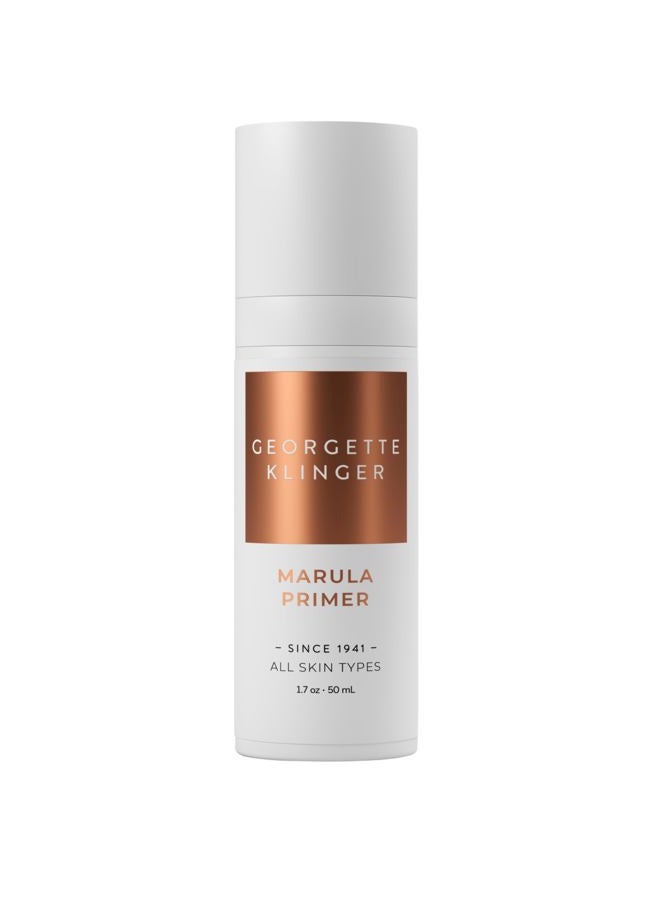 GEORGETTE KLINGER Marula Primer - Vitamin-Rich Hydrating & Gentle Moisturizer, Lightweight Instant Pore Minimizer, Long-Lasting Makeup Base, Smooth Application, Unclogs Pores & Fills Lines -1.7 oz by Georgette Klinger - Image 1