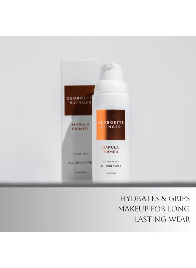 GEORGETTE KLINGER Marula Primer - Vitamin-Rich Hydrating & Gentle Moisturizer, Lightweight Instant Pore Minimizer, Long-Lasting Makeup Base, Smooth Application, Unclogs Pores & Fills Lines -1.7 oz by Georgette Klinger - Image 2
