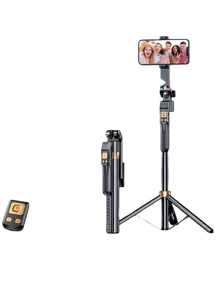 Generic CL11 1.8m 360 Selfie Stick AI Auto Face Tracking Holder Smart Selfie Stick Mount Holder for Vlogging  - Image 1