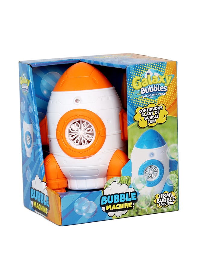 Galaxy Bubbles Space Light Up Rocket Bubble Machine,with 118ml Bubble Solution,4xaa Batteries Not Included  - Image 5