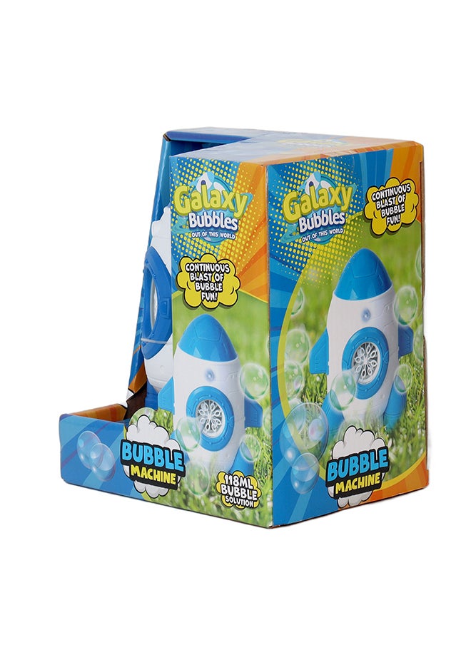 Galaxy Bubbles Space Light Up Rocket Bubble Machine,with 118ml Bubble Solution,4xaa Batteries Not Included  - Image 2