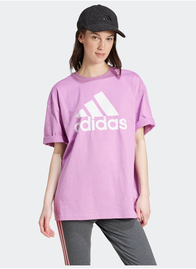 Adidas - Essentials Big Logo Boyfriend T-Shirt - Image 1